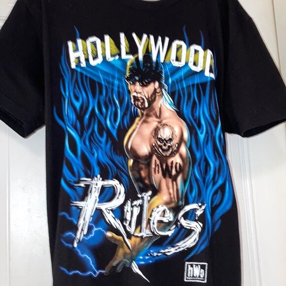 HULK HOGAN HWO Hogan World Order Wrestling Hall of Fame Graphic Tee Mens Medium - Picture 1 of 9